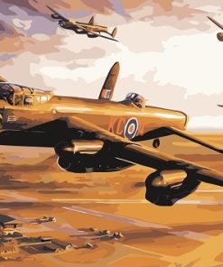 Avro Lancaster Paint By Number