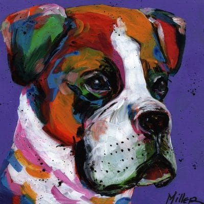 Bam Bam Boxer Dog Paint By Number