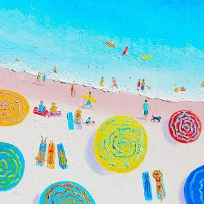 Beach Umbrellas Paint By Number