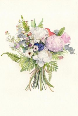 Botanical Flowers Paint By Number