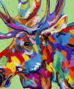 Bully Moose Paint By Number