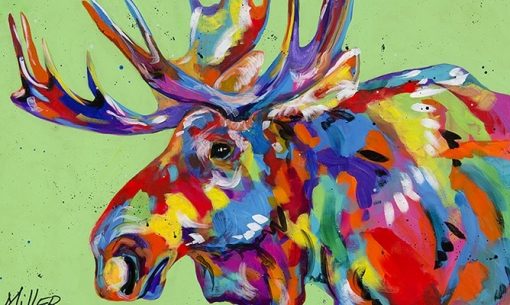 Bully Moose Paint By Number