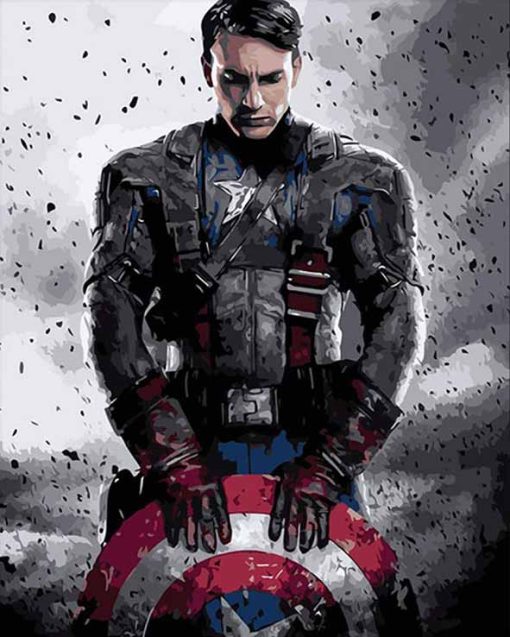 Captain America Avenger Paint By Number