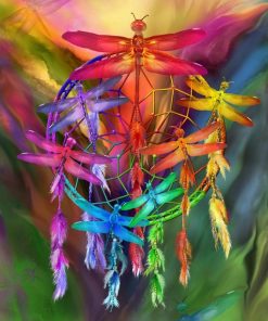Colorful Dream Catcher Paint By Number