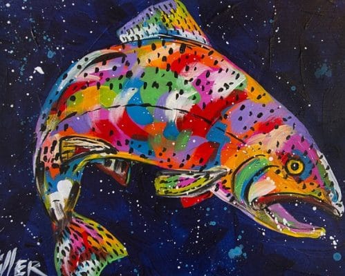 Colorful Fish Paint By Number