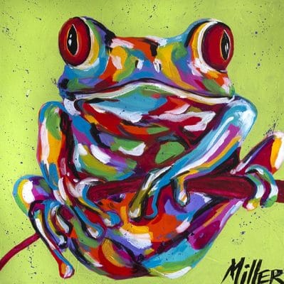 Colorful Frog Paint By Number