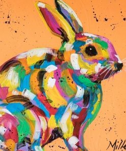 Colorful Rabbit Paint By Number