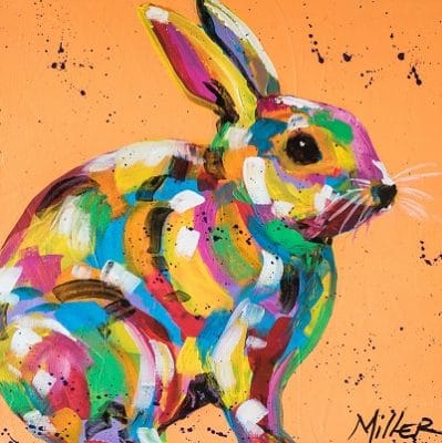 Colorful Rabbit Paint By Number