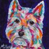 Colorful West Highland Terrier Paint By Number