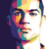 Cristiano Ronaldo On Pop Art Paint By Number