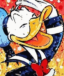 Donald Duck Paint By Number