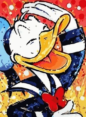 Donald Duck Paint By Number