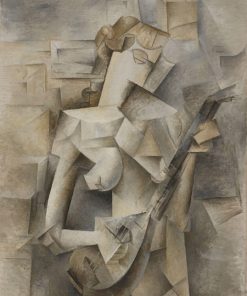 Girl With A Mandolin By Pablo Picasso Paint By Number
