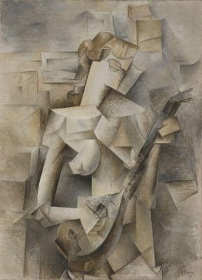 Girl With A Mandolin By Pablo Picasso Paint By Number