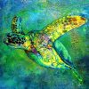 Green Turtle Paint By Number