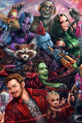 Guardians Of The Galaxy Paint By Number