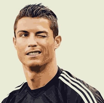 Handsome Cristiano Ronaldo Paint By Number