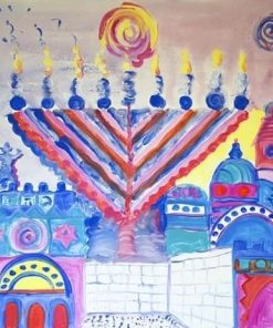 Jerusalem Abstract Paint By Number