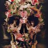 Jungle Of Flowers Skull Paint By Number