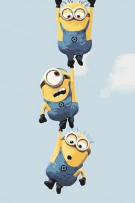 Minions Hanging Paint By Number