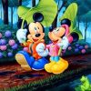Minnie & Micky Mouse Paint By Number