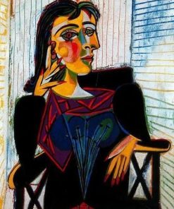 Portrait Of Dora Maar By Pablo Picasso Paint By Number