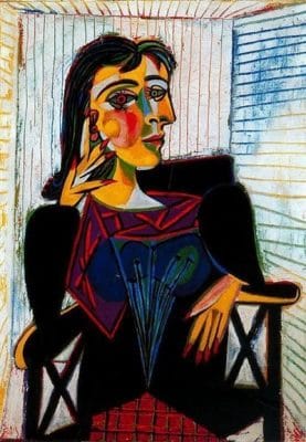 Portrait Of Dora Maar By Pablo Picasso Paint By Number