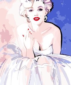 The Beautiful Marilyn Monroe Paint By Number
