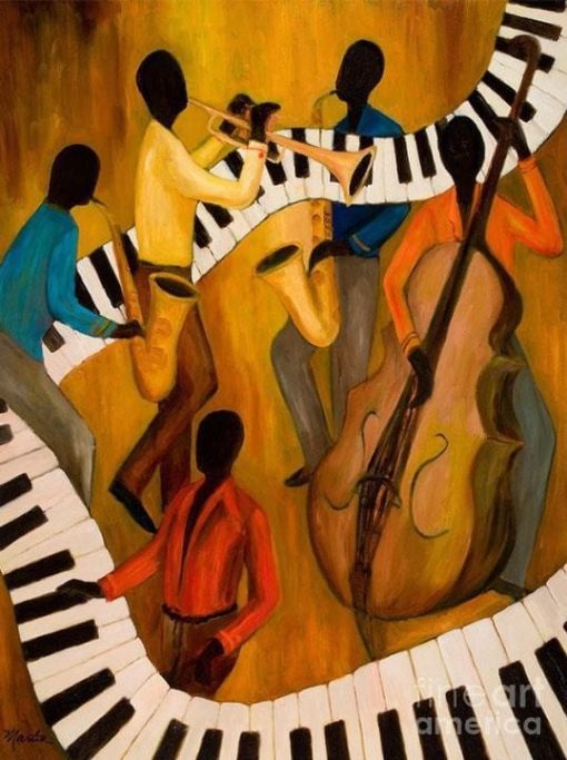 The Get Down Jazz Quintet Paint By Number