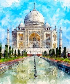 The Taj Mahal Paint By Number