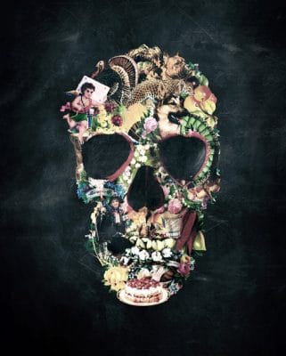 Vintage Skull Paint By Number