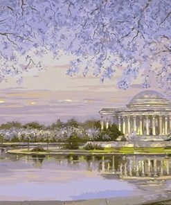 Washington Dc In Spring Paint By Number
