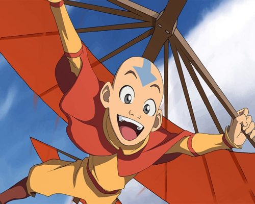 Happy Aang The Last Airbender Paint By Number