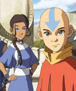 Aang And Katara The Last Airbender Paint By Number