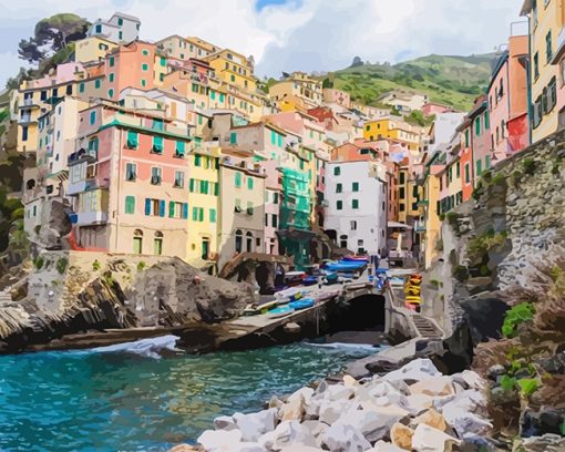 Cinque Terre Paint By Number