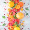 Citrus Pomegranate Salad Paint By Number