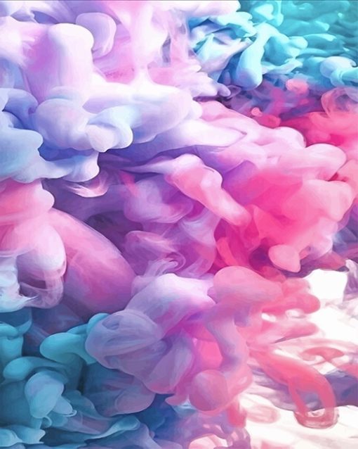 Colorful Smoke Paint By Number
