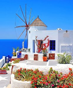Greece Island Santorini Paint By Number