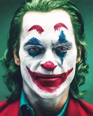 Joker Face Paint By Number