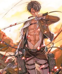 Levi Attack On Titan Paint By Number