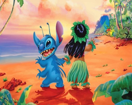 Lilo And Stitch Paint By Number