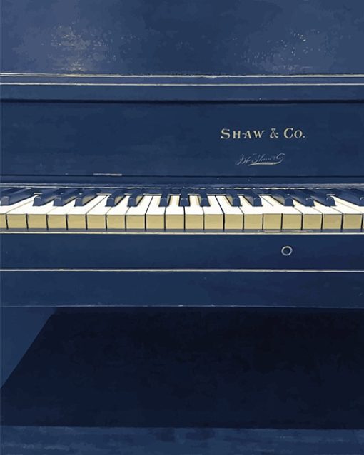 Piano Shaw And Co Paint By Number