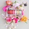 Pink Macarons With Flowers Paint By Number