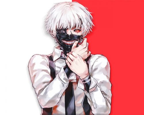 Kaneki Ken Tokyo Ghoul Paint By Number