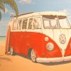 Vintage VW Bus Paint By Number