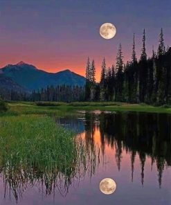 Beautiful Moon Paint By Number