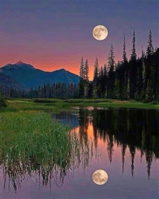 Beautiful Moon Paint By Number