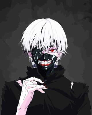 Kaneki Tokyo Ghoul Paint By Number