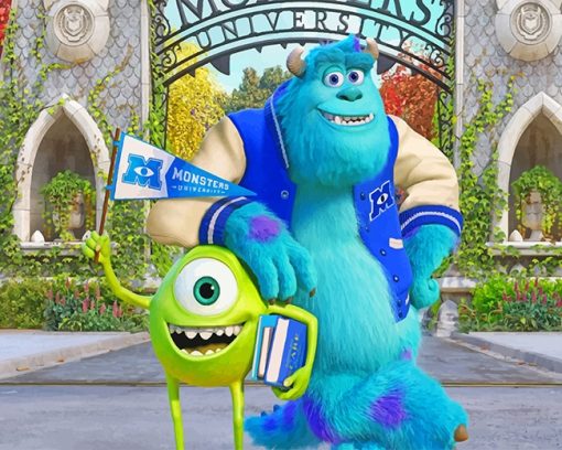 Monsters University Paint By Number