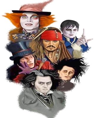 Johnny Depp Characters Paint By Number